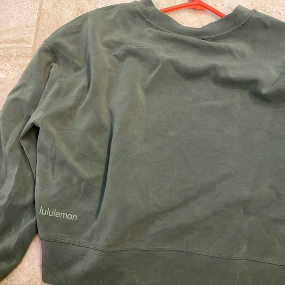 Softstreme Perfectly Oversized Cropped Crew -green - Picture 3 of 5